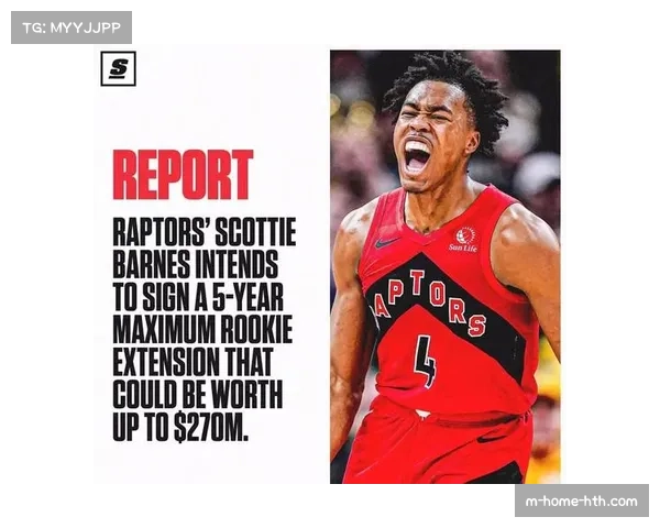 猛龙巴恩斯创队史纪录 单场至少15分10板5助5帽三度达成